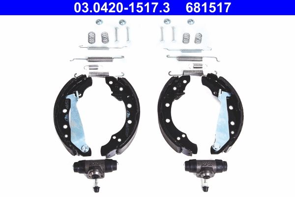 ATE 03.0420-1517.3 Brake Shoe Set