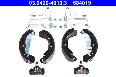 Brake Shoe Set ATE 03.0420-4019.3