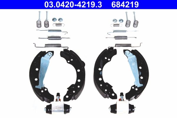 ATE 03.0420-4219.3 Brake Shoe Set