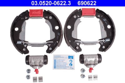 Brake Shoe Set ATE 03.0520-0622.3