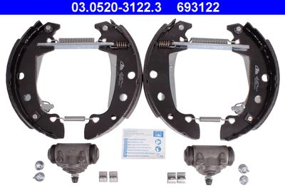 Brake Shoe Set ATE 03.0520-3122.3