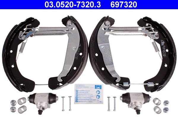 ATE 03.0520-7320.3 Brake Shoe Set