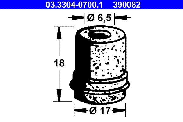 ATE 03.3304-0700.1 Plug, brake fluid reservoir