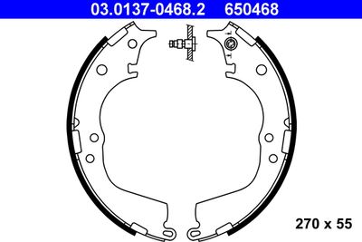 Brake Shoe Set ATE 03.0137-0468.2