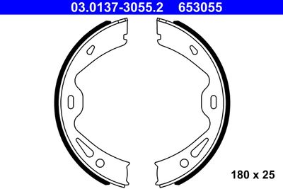 Brake Shoe Set, parking brake ATE 03.0137-3055.2