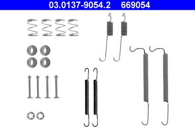 Accessory Kit, brake shoes ATE 03.0137-9054.2