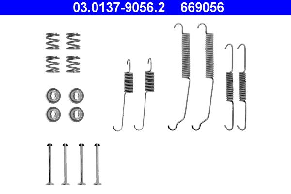 ATE 03.0137-9056.2 Accessory Kit, brake shoes