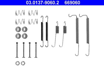 Accessory Kit, brake shoes ATE 03.0137-9060.2