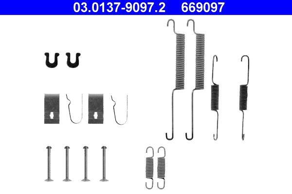 ATE 03.0137-9097.2 Accessory Kit, brake shoes