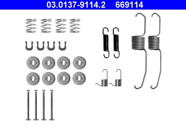 ATE 03.0137-9114.2 Accessory Kit, brake shoes