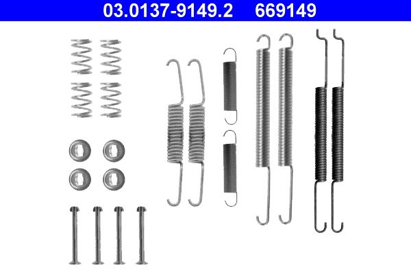 ATE 03.0137-9149.2 Accessory Kit, brake shoes