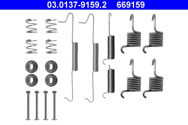 ATE 03.0137-9159.2 Accessory Kit, brake shoes