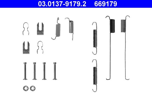 ATE 03.0137-9179.2 Accessory Kit, brake shoes