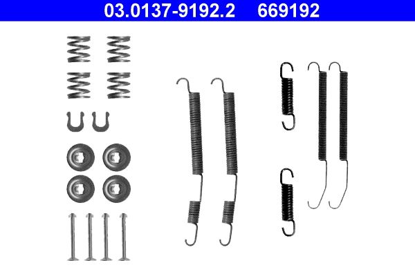 ATE 03.0137-9192.2 Accessory Kit, brake shoes