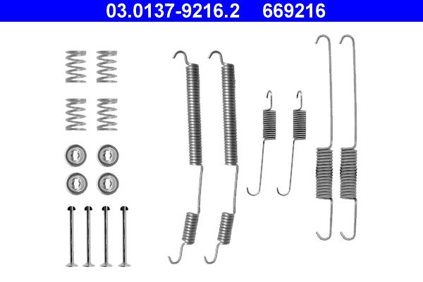 ATE 03.0137-9216.2 Accessory Kit, brake shoes