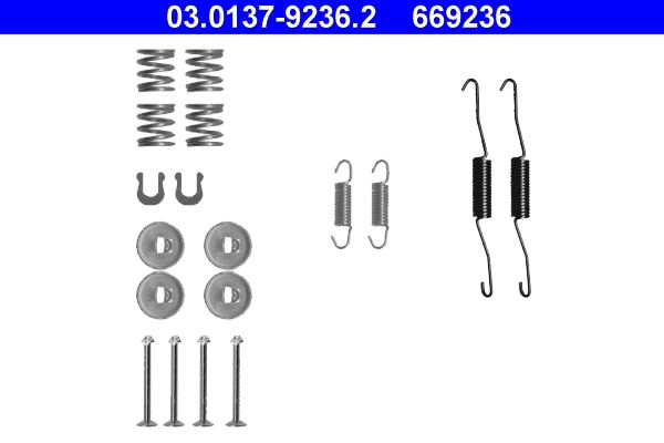 ATE 03.0137-9236.2 Accessory Kit, brake shoes