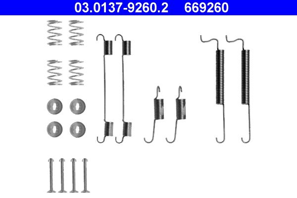 ATE 03.0137-9260.2 Accessory Kit, brake shoes