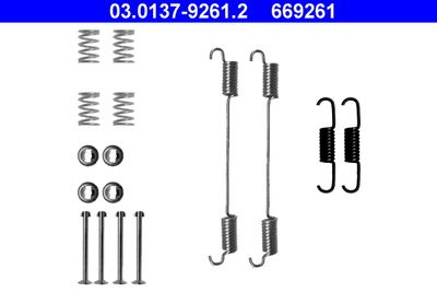 Accessory Kit, brake shoes ATE 03.0137-9261.2