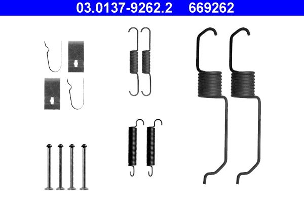 ATE 03.0137-9262.2 Accessory Kit, brake shoes