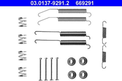 Accessory Kit, brake shoes ATE 03.0137-9291.2