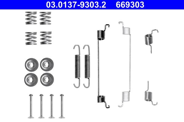 ATE 03.0137-9303.2 Accessory Kit, brake shoes