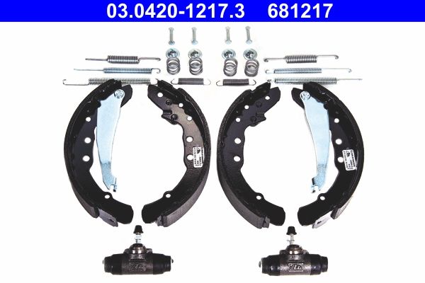 ATE 03.0420-1217.3 Brake Shoe Set