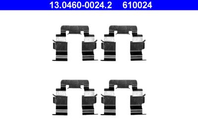 Accessory Kit, disc brake pad ATE 13.0460-0024.2