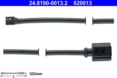 Warning Contact, brake pad wear ATE 24.8190-0013.2