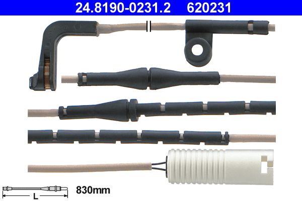 ATE 24.8190-0231.2 Warning Contact, brake pad wear