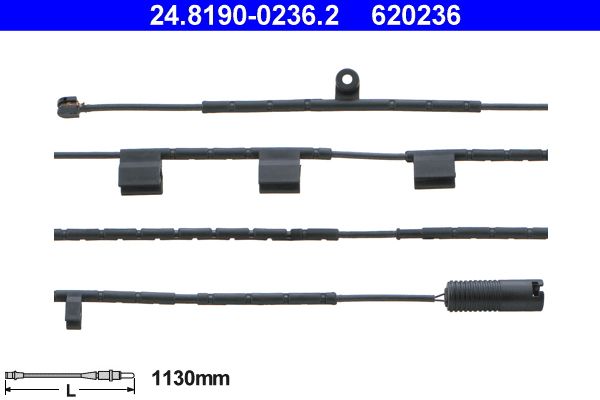 ATE 24.8190-0236.2 Warning Contact, brake pad wear