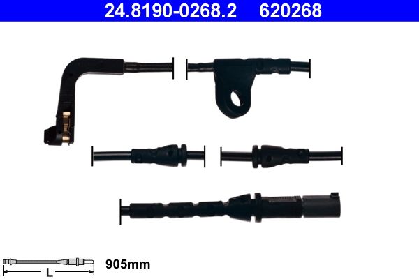 ATE 24.8190-0268.2 Warning Contact, brake pad wear