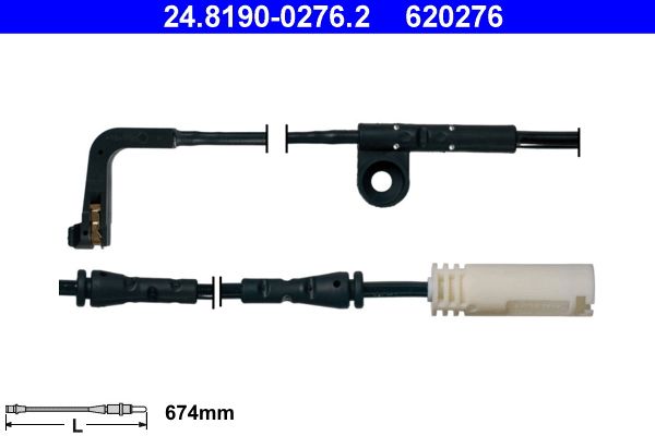 ATE 24.8190-0276.2 Warning Contact, brake pad wear