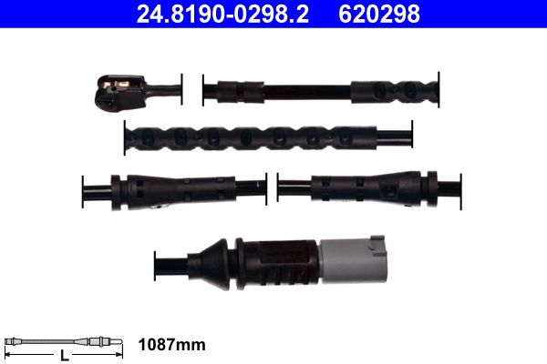 ATE 24.8190-0298.2 Warning Contact, brake pad wear