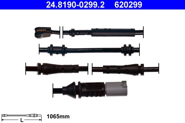 ATE 24.8190-0299.2 Warning Contact, brake pad wear