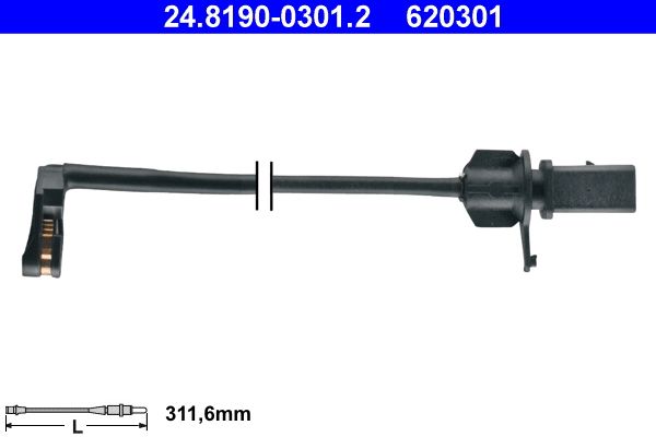 ATE 24.8190-0301.2 Warning Contact, brake pad wear