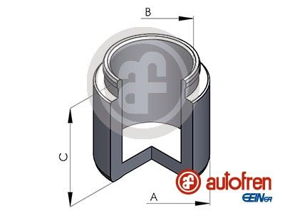 Piston, brake caliper AUTOFREN SEINSA D025128