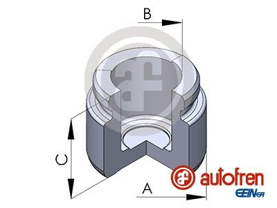 Piston, brake caliper AUTOFREN SEINSA D025136