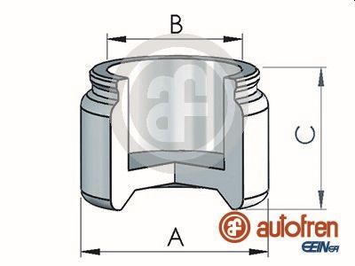 Piston, brake caliper AUTOFREN SEINSA D025139