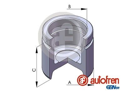 Piston, brake caliper AUTOFREN SEINSA D025140