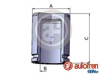 Piston, brake caliper AUTOFREN SEINSA D025226