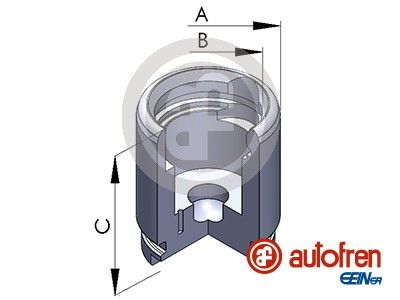 Piston, brake caliper AUTOFREN SEINSA D025258