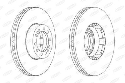 Brake Disc BERAL BCR134A