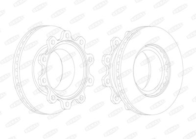 Brake Disc BERAL BCR176A