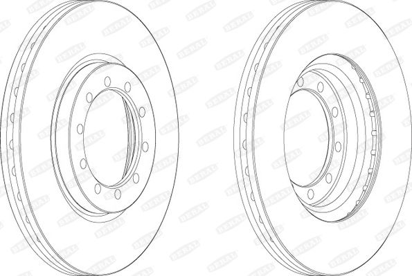 BERAL BCR182A Brake Disc