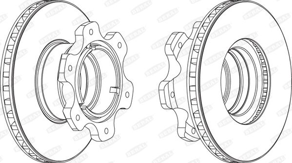 BERAL BCR208A Brake Disc