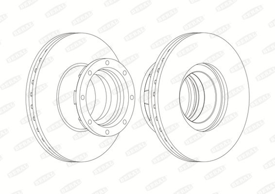 BERAL BCR216A Brake Disc