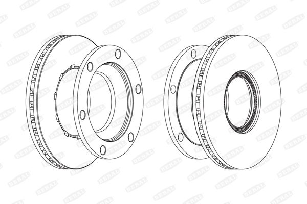 BERAL BCR219A Brake Disc