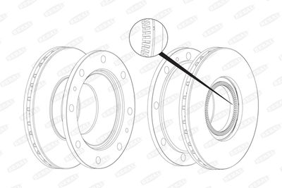 Brake Disc BERAL BCR237A