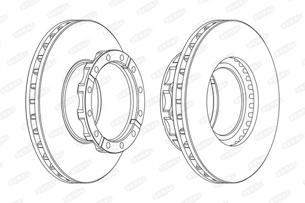 BERAL BCR254A Brake Disc