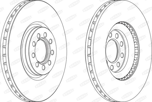 BERAL BCR317A Brake Disc